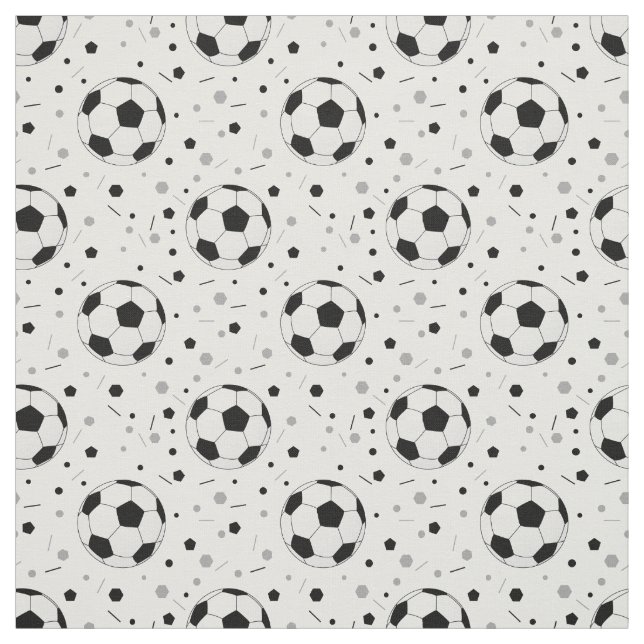 Soccer balls fabric (Swatch)