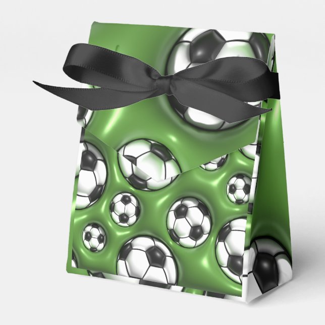 Soccer Balls Favour Box (Front Side)