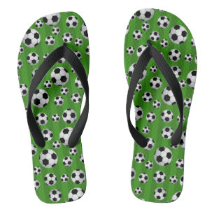 Soccer Balls Flip Flops