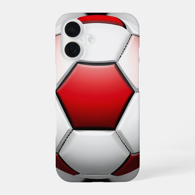 Soccer Balls iPhone 16 Case (Back)
