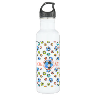 Soccer Balls Personalised Sports 710 Ml Water Bottle