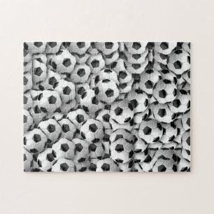 Soccer Balls Photo Puzzle