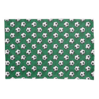 Soccer balls pillowcase
