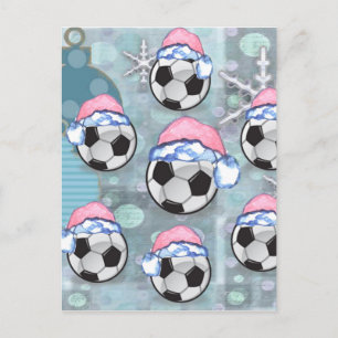 SOCCER BALLS POSTCARD