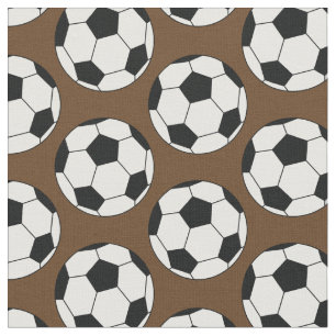 Soccer Balls Sports Brown Fabric