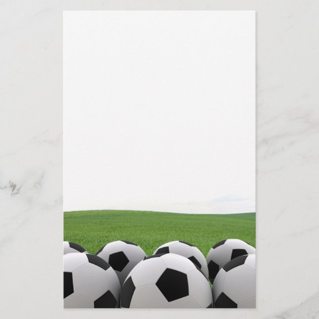 Soccer Balls stationary Stationery (Front)