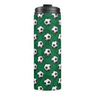 Soccer balls thermal tumbler
