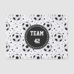 Soccer balls tissue paper