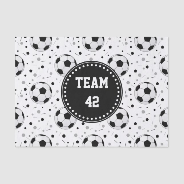 Soccer balls tissue paper (Front)