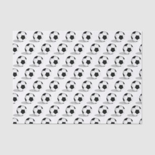 Soccer Balls with shadows   Tissue Paper