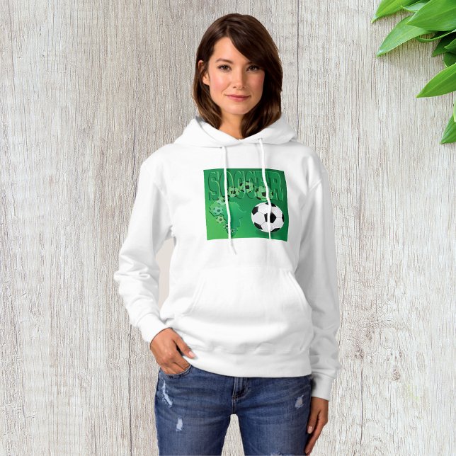 Soccer Balls Womens Hoodie (Creator Uploaded)
