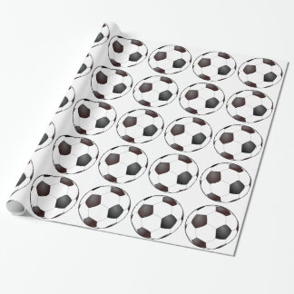 Soccer Balls Wrapping Paper