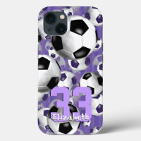 Soccer Ballz! Girls soccer player jersey number 