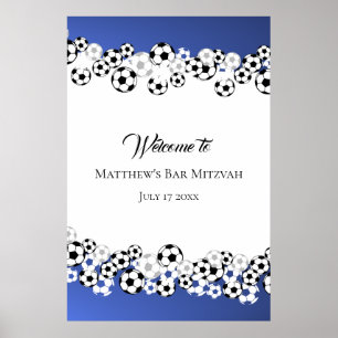 Soccer Bar Mitzvah Welcome Sign