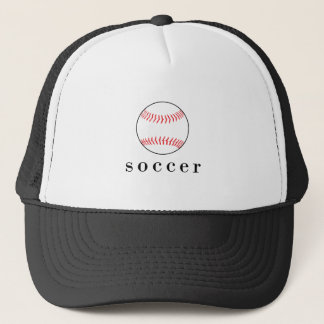Soccer Baseball Funny Hilarious Sports T-Shirt Trucker Hat