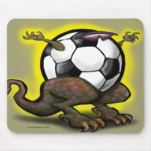 Soccer Beast Mouse Mat (Front)