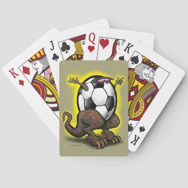 Soccer Beast Playing Cards (Back)
