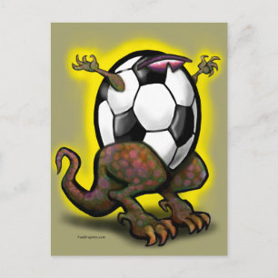 Soccer Beast Postcard