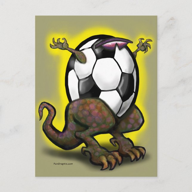 Soccer Beast Postcard (Front)