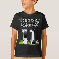 Soccer Birthday - 11 Year Old Boy - 11th Birthday