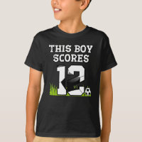 Soccer Birthday - 12 Year Old Boy - 12th Birthday
