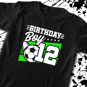 Soccer Birthday - 12 Year Old Boy - 12th Birthday T-Shirt