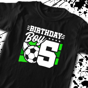 Soccer Birthday - 5 Year Old Boy - 5th Birthday T-Shirt