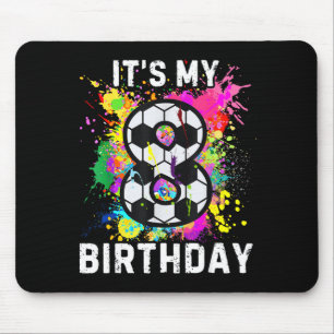 Soccer Birthday 8 Mouse Mat
