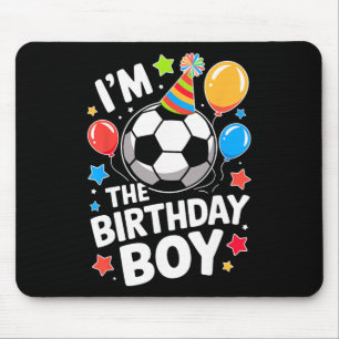 Soccer Birthday Boy Sports Theme Bday Party Costum Mouse Mat