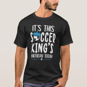 Soccer Birthday Graphic Boys Men Kids Soccer 2 T-Shirt