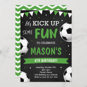 Soccer Birthday Invitation
