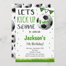 Soccer Birthday Invitation