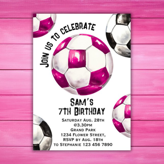 Soccer Birthday Invitation - Soccer Party (Creator Uploaded)