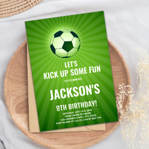 Soccer Birthday Invitations