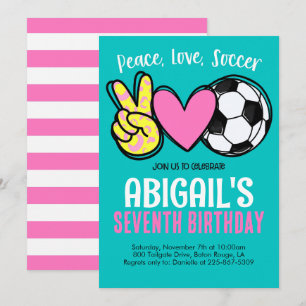 Soccer Birthday Invite