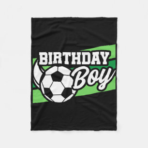 Soccer Birthday Party - Birthday Boy - Soccer Birt Fleece Blanket