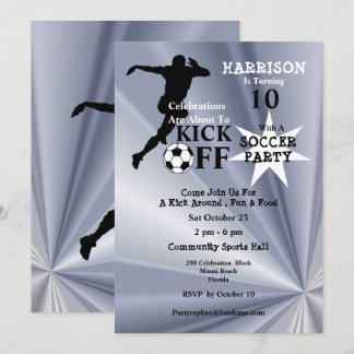 Soccer Birthday Party Invitation