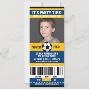 Soccer Birthday Photo Template