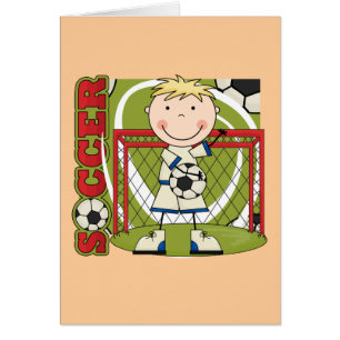 SOCCER - Blonde Boy Goalie Tshirts and Gifts