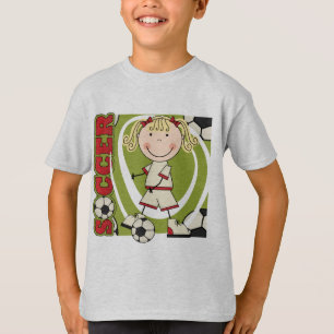 SOCCER - Blonde Girl T-shirts and Gifts