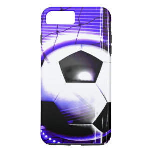 Soccer Blue Personalise with name or team name iPhone 8 Plus/7 Plus Case
