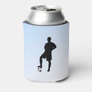 Soccer Blue / Sports Design Can Cooler