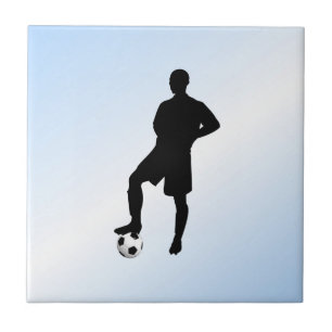 Soccer Blue / Sports Design Tile