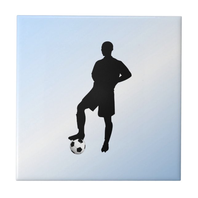 Soccer Blue / Sports Design Tile (Front)