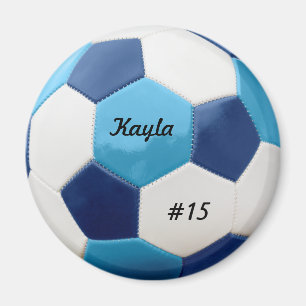 Soccer Blues Magnet