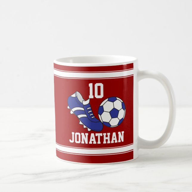 Soccer boot and ball coffee mug (Right)