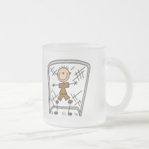 Soccer Boy Goalie Tshirts and Gifts Frosted Glass Coffee Mug