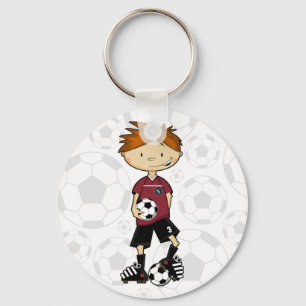 Soccer Boy Keychain