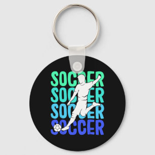 Soccer Boys Men Kids Key Ring