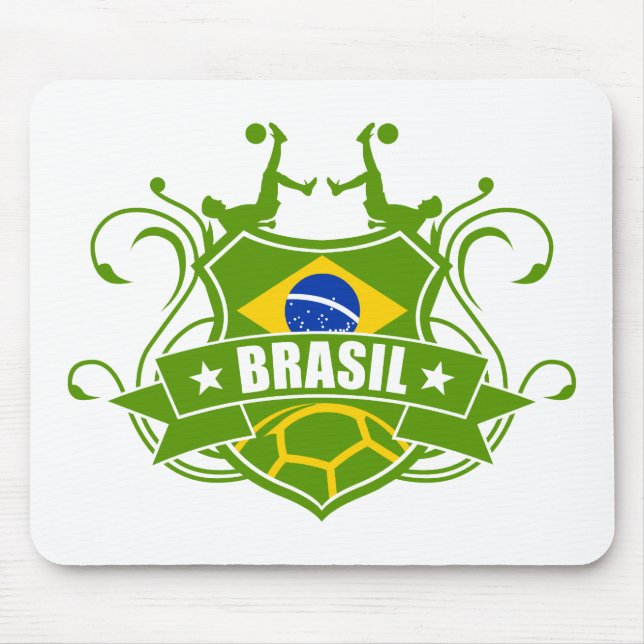 soccer BRASIL Mouse Mat (Front)